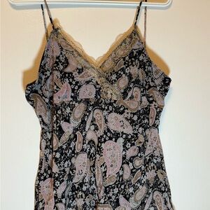 Floral Paisley Spaghetti Strap Top by Cato Size Large